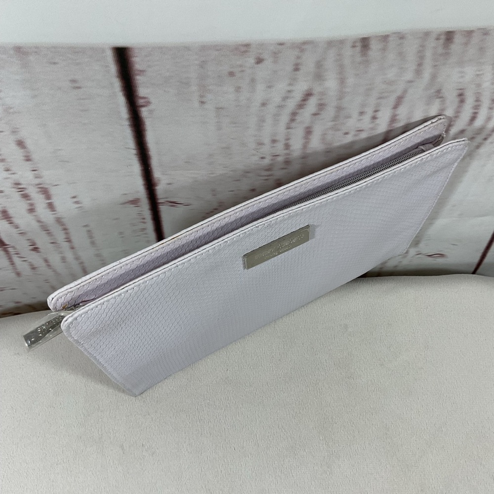Jimmy Choo Parfums Makeup Cosmetics Bag Snakeskin Faux Leather Toiletry Clutch - Picture 7 of 8